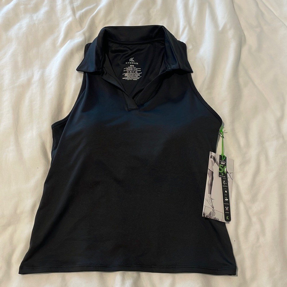 Brand new with tags Kyodan active wear top. Would be perfect for tennis or golf!